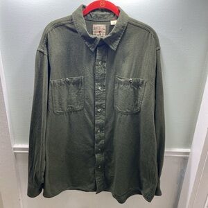 RedHead Olive Casual Button Down Shirt